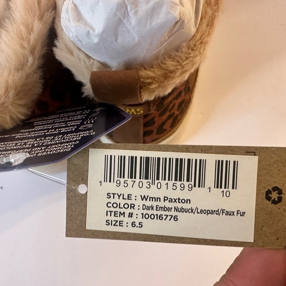 Toms Brown Fur-Lined Slip-On Sneakers - Picture 7 of 12